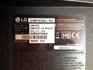 TV LG 24 pollici usata con telecomando