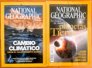Revistas sueltas NATIONAL GEOGRAPHIC del año 2004