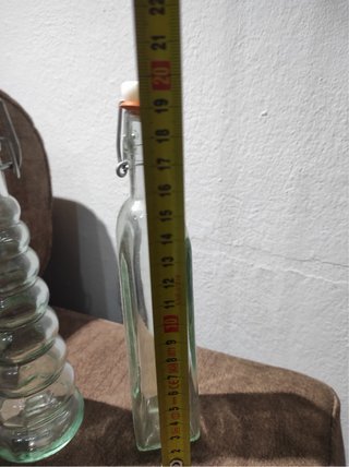 3 Botellitas de cristal con tapón