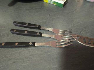 Set Cuchillo y Tenedor Pizza