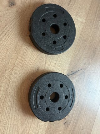 Pesa con discos de plástico 20kg