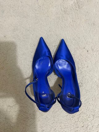 Zapatillas Zara Talla 36 Azul Eléctrico