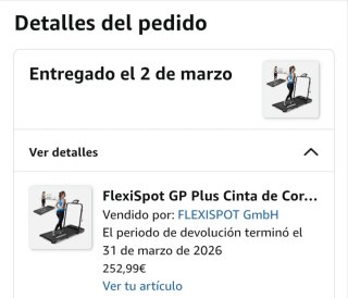 Cinta Correr Plegable FlexiSpot GP Plus