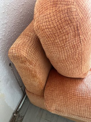 Sofá 2 plazas naranja