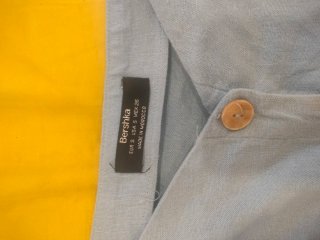Vestido Bershka Verano Azul Talla XS