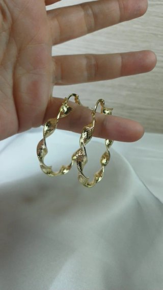Pendientes Vintage Chapado Oro 18k