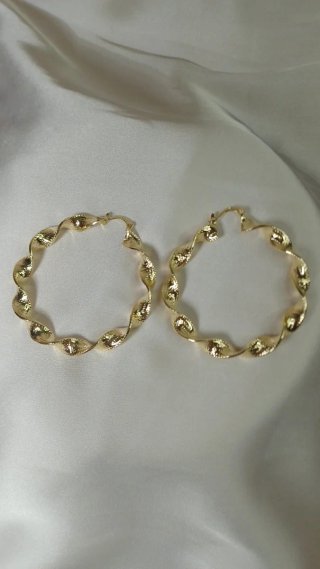 Pendientes Vintage Chapado Oro 18k