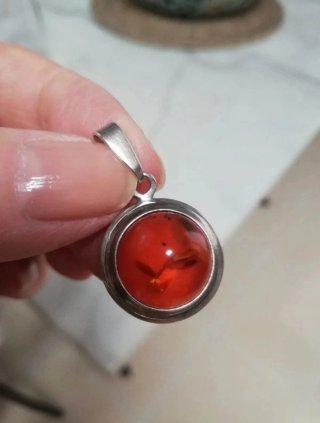 Colgante Plata con Ámbar