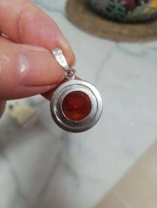 Colgante Plata con Ámbar
