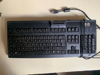 Teclado HP Invent Negro USB