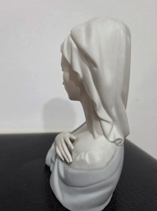Figura Lladró Porcelana "Cabeza de Virgen "