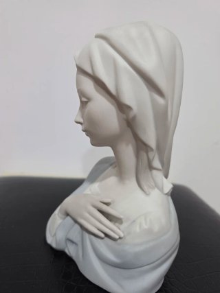 Figura Lladró Porcelana "Cabeza de Virgen "