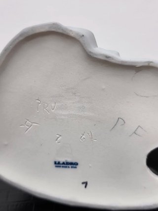 Figura Lladró Porcelana "Cabeza de Virgen "