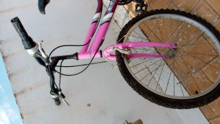 Bicicleta infantil rosa