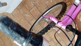 Bicicleta infantil rosa