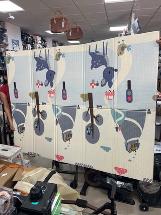 Alfombra bebe + puzzle madera