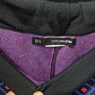 Traje Sfera Negro y Morado Talla L