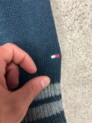 Jersey Tommy Hilfiger S Azul Gris