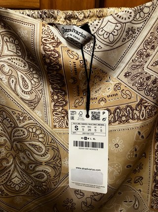 Top pañuelo Stradivarius Talla S