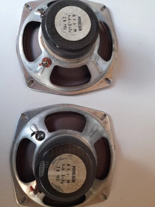Altavoces Roselson Marrones y Negros