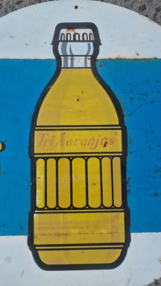 Cartel Trinaranjus años 1960