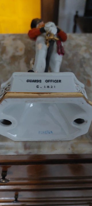 Figura Soldado Guardia C.1821 Porcelana