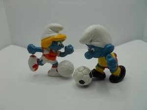 Puffi Calciatori Schleich 20163+20416
