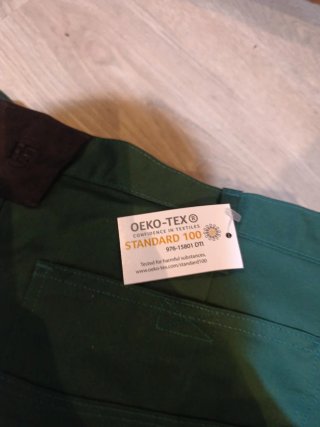 Pantalones de trabajo verdes y negros XXL