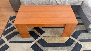 Mueble comedor madera con vitrina Mesa con 6 silla