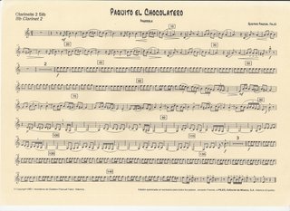 Paquito chocolatero. Para banda compl. Ed. Piles