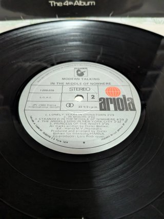 Vinilo Modern Talking - In The Middle Of Nowhere