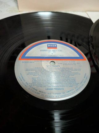 LP Tutto Pavarotti Decca dos vinilos