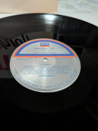 LP Tutto Pavarotti Decca dos vinilos