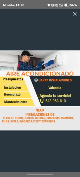Instalación Aire Acondicionado