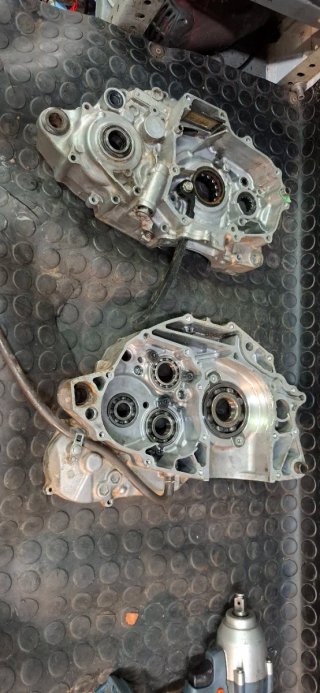 Carcasas bloque carters Motor Honda CRF 250 2010