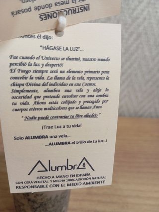 Vela Albahaca Trabajo Hecha a Mano España