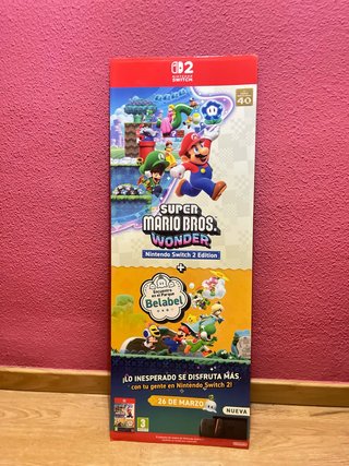 Cartel Super Mario Bros. Wonder Nintendo Switch