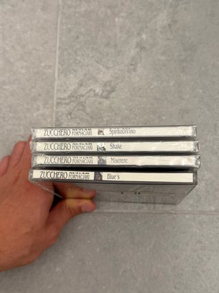 Lotto 4 CD Zucchero perfetti e nuovi
