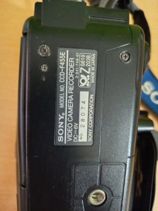 Sony CCD-F455E Video Cámara Video 8