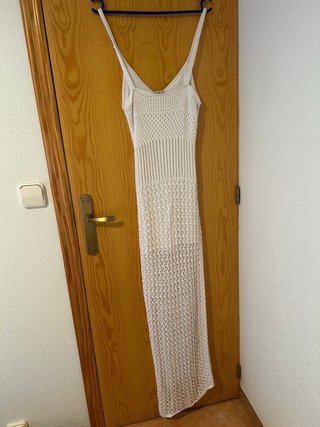 Vestido crochet blanco talla S