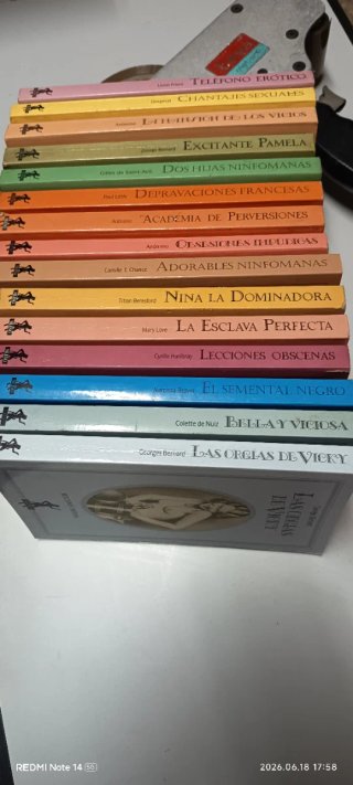 LIBROS EROTICOS  años 1990 29 Ejemplares.