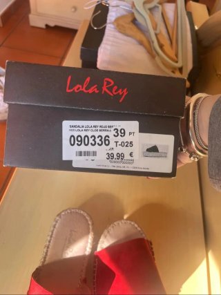 Sandalias Lola Rey Rojas