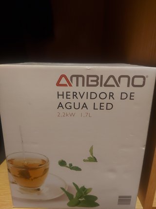 Hervidor de Agua Ambiano LED 2.2kW 1.7L