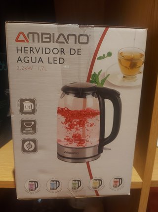 Hervidor de Agua Ambiano LED 2.2kW 1.7L