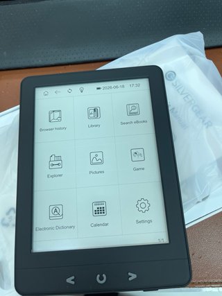 Silvergear E-reader con luz frontal#231006