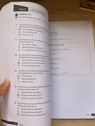 Libro de exámenes inglés