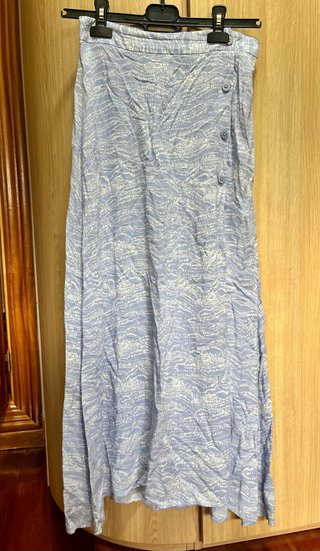 Falda Larga Estampada, talla S, Easy Wear