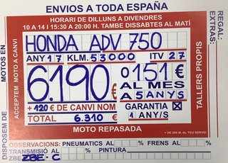 Honda X-ADV 750 Gris Automática