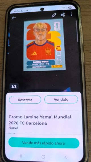 Cromo Lamine Yamal Mundial 2026 FC Barcelona