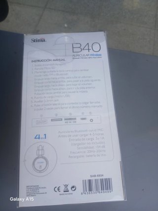 Auriculares Stima B40 Wireless Bluetooth